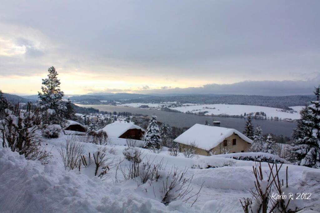 Ancienne Ferme Comtoise 4 Etoiles, 11 Personnes Lac St-Point/Mont D'Or Montperreux Bagian luar foto