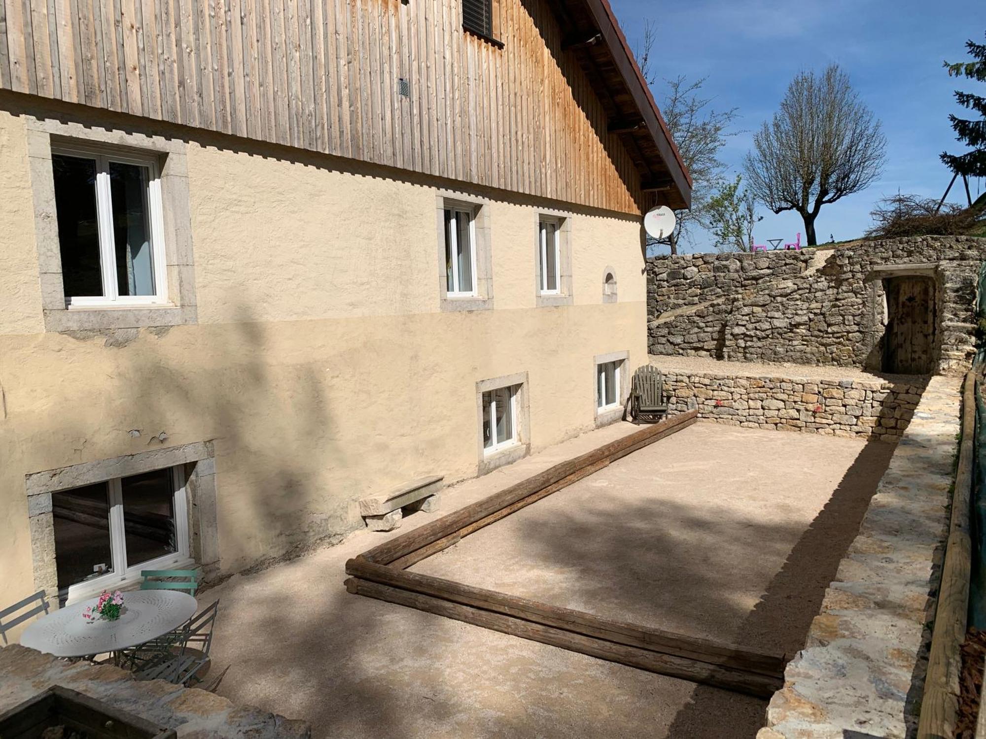 Ancienne Ferme Comtoise 4 Etoiles, 11 Personnes Lac St-Point/Mont D'Or Montperreux Bagian luar foto